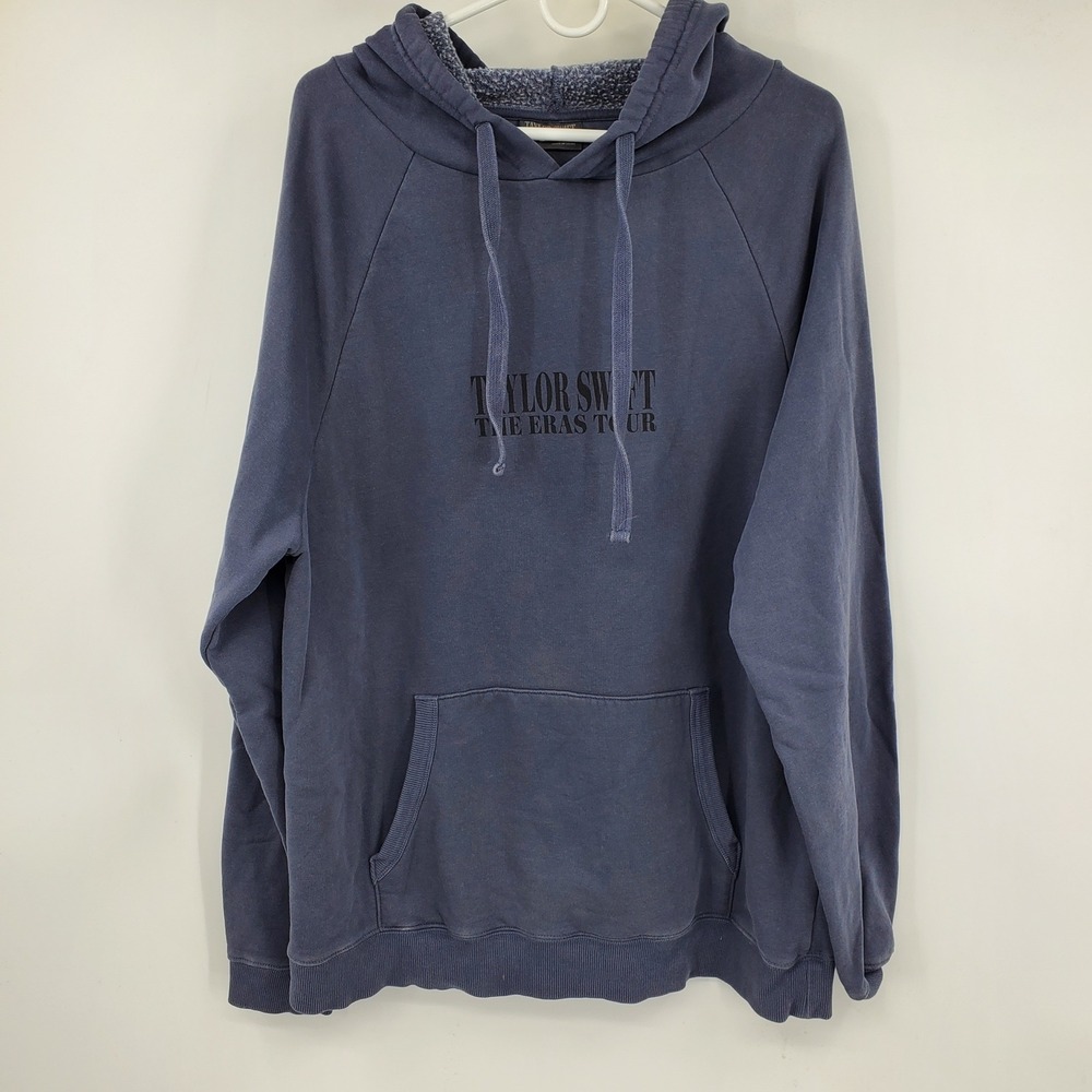 Taylor Swift‎ The Eras Tour 2023-2024 Hoodie Blue Large Concert Merch Swiftie